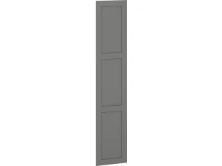 FORMO - F2 esik MODULAARSE KAPISÜSTEEMI jaoks - tumehall pilt