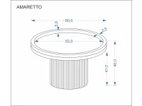 Журнальный стол AMARETTO c.table, белый мрамор pilt 4