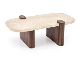 Журнальный стол CANOA c.table травертин / орех