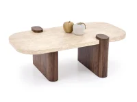 Журнальный стол CANOA c.table травертин / орех pilt 3