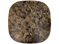 Журнальный стол CORDINA c.table коричневый мрамор / коричневый pilt 6