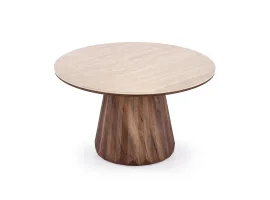 Журнальный стол DIAVOLA c.table травертин / орех