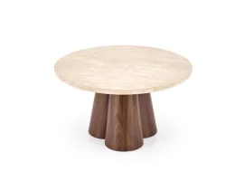 Журнальный стол FRIDA c.table травертин / орех