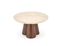 Журнальный стол FRIDA c.table травертин / орех pilt 2