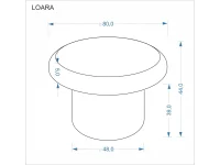 Журнальный стол LOARA c.table cashmere pilt 4