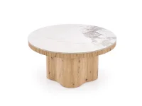 Журнальный стол MAGNUM c.table белый мрамор / натуральный pilt 6
