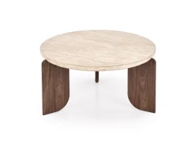 Журнальный стол MAMBO c.table травертин / орех