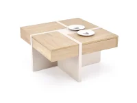Журнальный стол SEVILLA S, c.table, кремоновый дуб / кашемир pilt 3