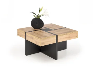 Журнальный стол SEVILLA S, c.table, craft oak / black pilt