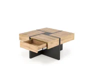 Журнальный стол SEVILLA S, c.table, craft oak / black pilt 8
