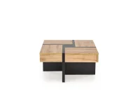 Журнальный стол SEVILLA S, c.table, craft oak / black pilt 3