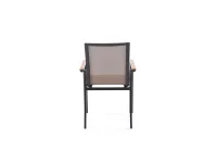 Tool FIERRO chair, must/hall/pruun pilt 5