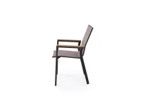 Tool FIERRO chair, must/hall/pruun pilt 10