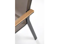 Tool FIERRO chair, must/hall/pruun pilt 14