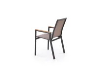 Tool FIERRO chair, must/hall/pruun pilt 12