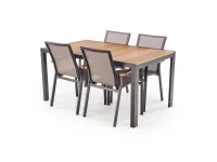 Tool FIERRO chair, must/hall/pruun pilt 8