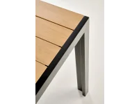Laud FIERRO ristkülikuline laud, pruun/must pilt 6