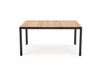 Laud FIERRO ristkülikuline laud, pruun/must pilt 7