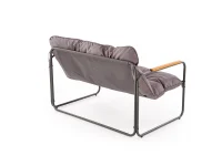 Aiamööbli komplekt HUDSON aiakomplekt (diivan, 2 tugitooli, kohvilaud), hall / pruun pilt 15