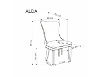 Стул ALDA  бежевый pilt 4