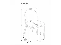 Стул BASSO CREMONA 14 (бежевый) pilt 15
