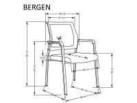 Рабочее кресло BERGEN стул, черный pilt 5