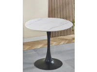 Söögilaud ERWIN must/valge pilt 2