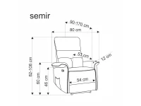 Кресло SEMIR тёмно-зелёное pilt 5