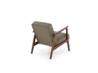 Кресло MILANO 1S оливковый CASTEL 39 / темный орех pilt 4