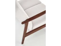 Diivan MILANO 2S hele beež CASTEL 04 / tume pähkel pilt 10