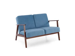 Diivan MILANO 2S sinine CASTEL 74 / tume pähkel pilt