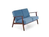 Diivan MILANO 2S sinine CASTEL 74 / tume pähkel pilt 9