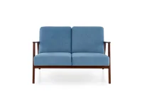 Diivan MILANO 2S sinine CASTEL 74 / tume pähkel pilt 3