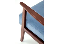Diivan MILANO 2S sinine CASTEL 74 / tume pähkel pilt 15