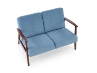 Diivan MILANO 2S sinine CASTEL 74 / tume pähkel pilt 4