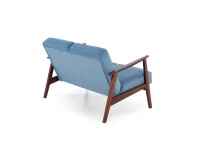 Diivan MILANO 2S sinine CASTEL 74 / tume pähkel pilt 6
