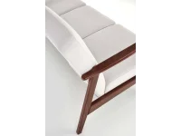 Diivan MILANO 3S helebeez CASTEL 04 / tume pähkel pilt 12