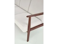 Diivan MILANO 3S helebeez CASTEL 04 / tume pähkel pilt 9