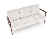 Diivan MILANO 3S helebeez CASTEL 04 / tume pähkel pilt 3