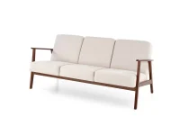 Diivan MILANO 3S helebeez CASTEL 04 / tume pähkel pilt 2