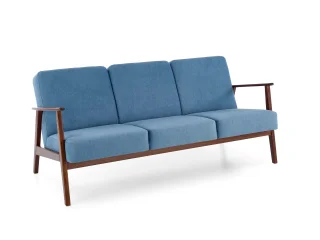 Diivan MILANO 3S sinine CASTEL 74 / tume pähkel pilt