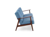 Diivan MILANO 3S sinine CASTEL 74 / tume pähkel pilt 5