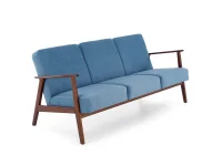 Diivan MILANO 3S sinine CASTEL 74 / tume pähkel pilt 6