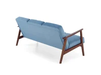 Diivan MILANO 3S sinine CASTEL 74 / tume pähkel pilt 3