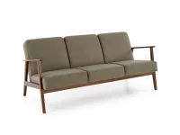 Diivan MILANO 3S oliiv CASTEL 39 / tume pähkel pilt 2