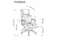 Рабочее кресло THOMAS черное pilt 7