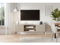 TV стол BELUCI RTV-1 кашемир / кремона дуб pilt 3