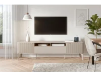 TV стол BELUCI RTV-2 кашемир / кремона дуб pilt 4