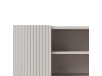 TV стол PAXOS RTV-1 кашемир / черный pilt 6