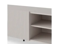 TV стол PAXOS RTV-1 кашемир / черный pilt 7